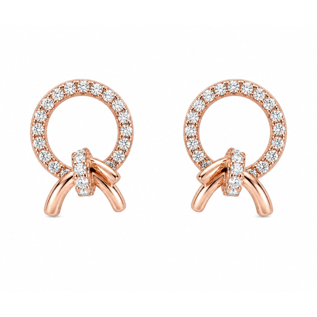 Loop Knot Circle Studs