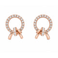 Loop Knot Circle Studs