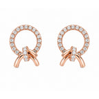 Loop Knot Circle Studs