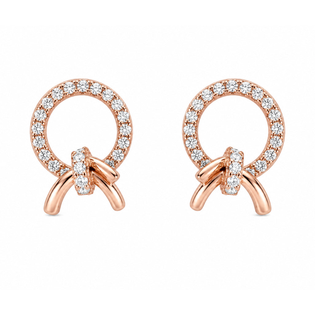 Loop Knot Circle Studs