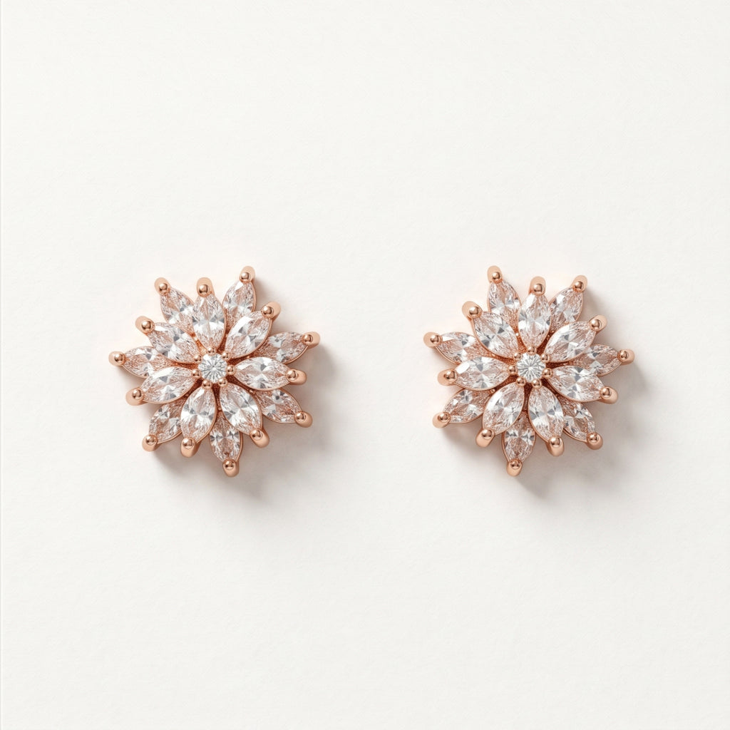 Snowbloom Cluster Studs