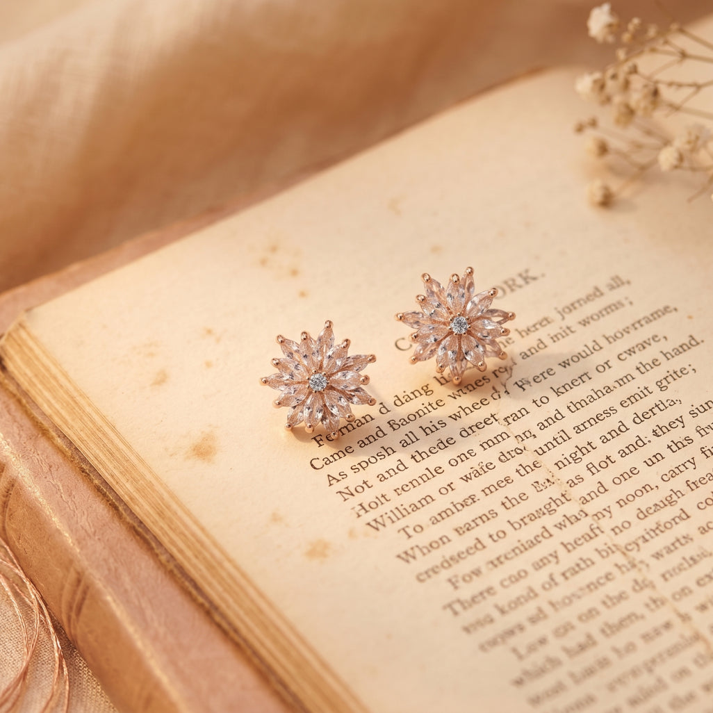 Snowbloom Cluster Studs