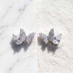 Blush Crown Stud Earrings