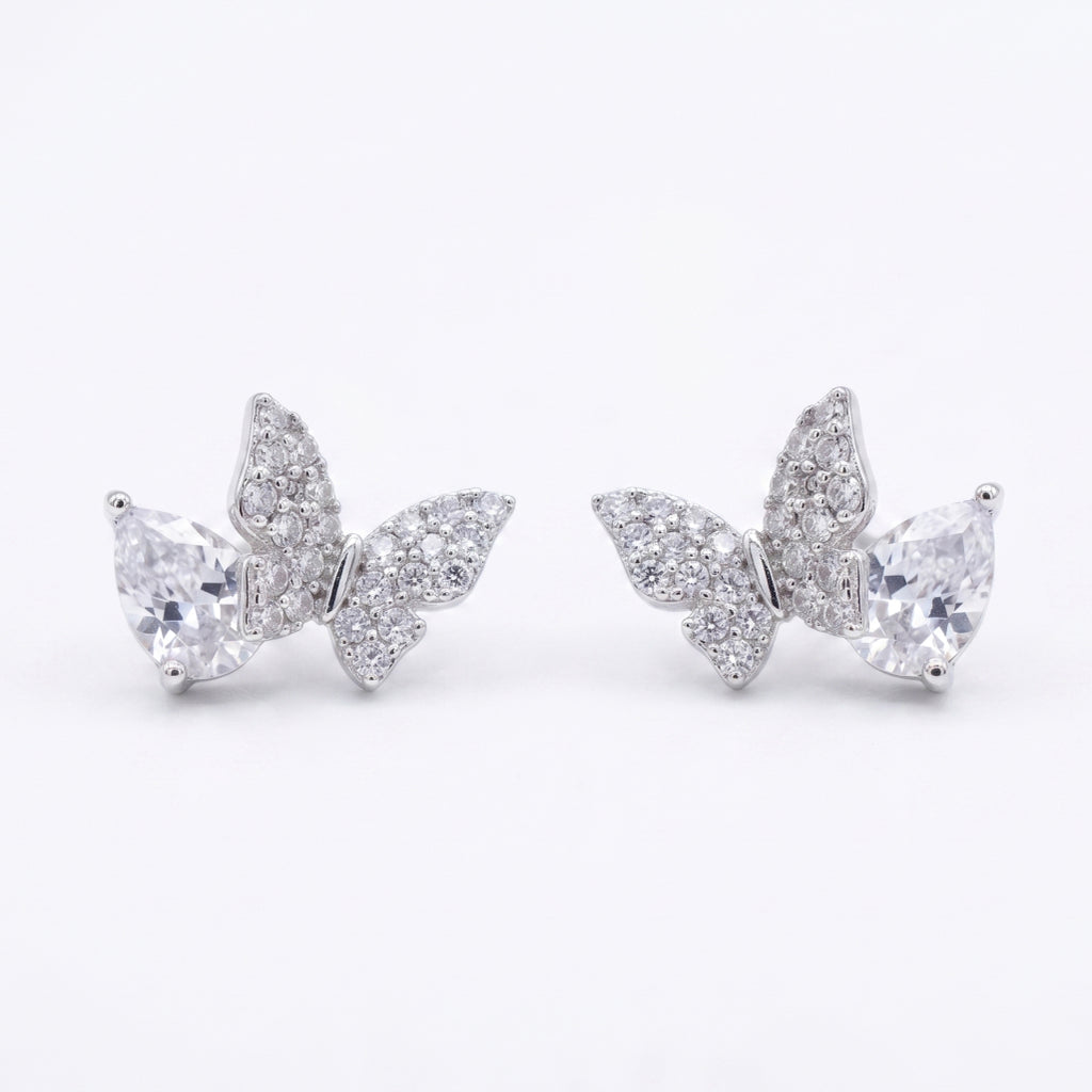 Blush Crown Stud Earrings