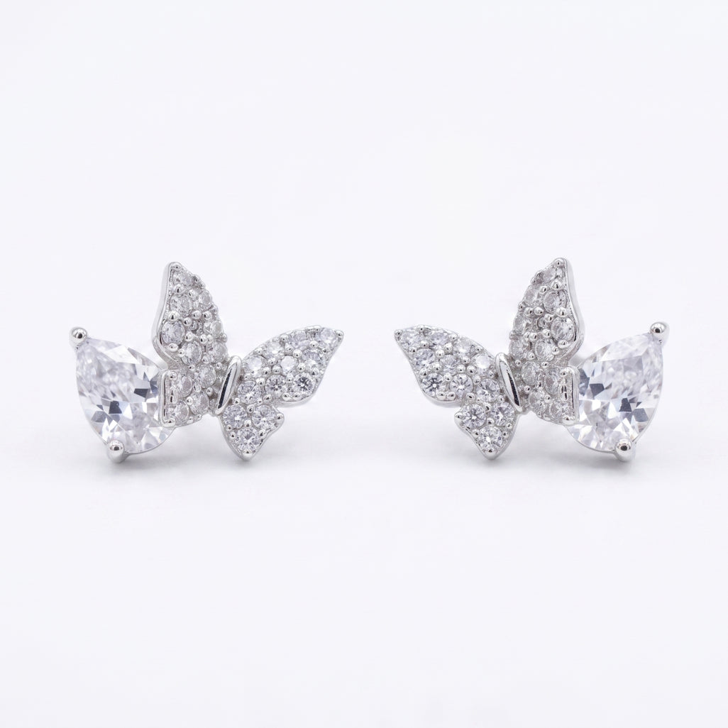 Blush Crown Stud Earrings