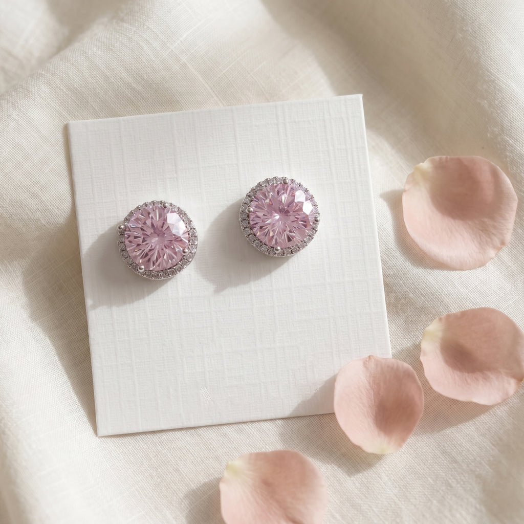 Quatrefoil Cross Studs