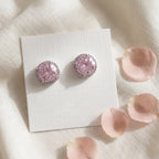 Quatrefoil Cross Studs