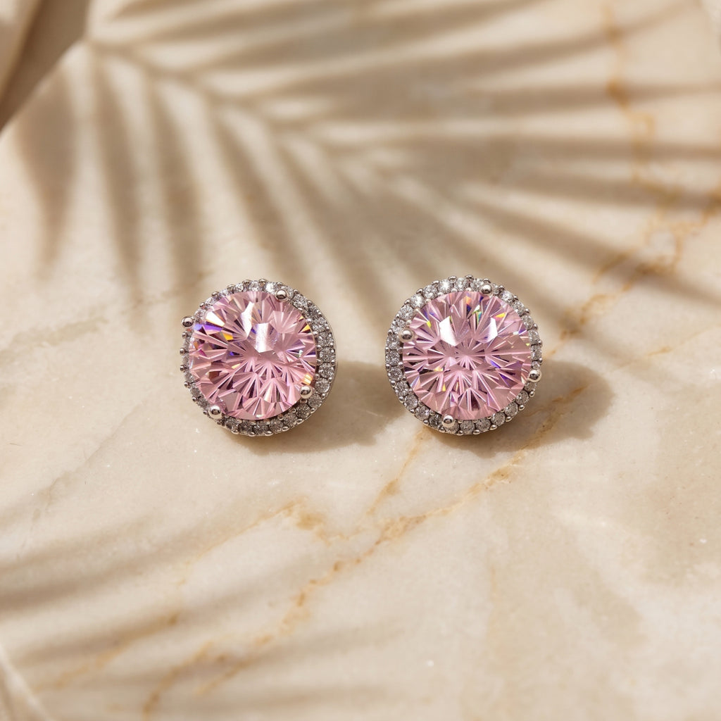 Quatrefoil Cross Studs