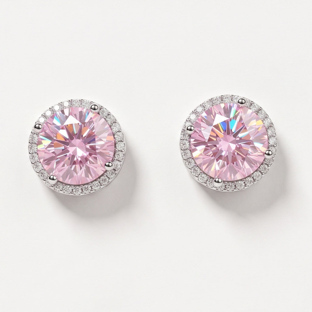 Quatrefoil Cross Studs