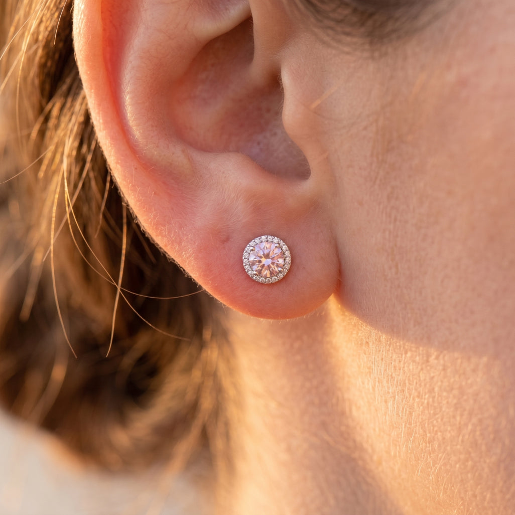 Quatrefoil Cross Studs