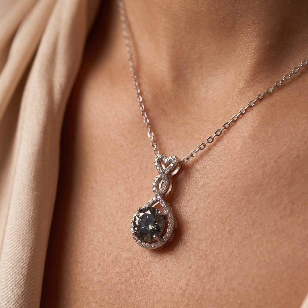 Teal Drop Necklace