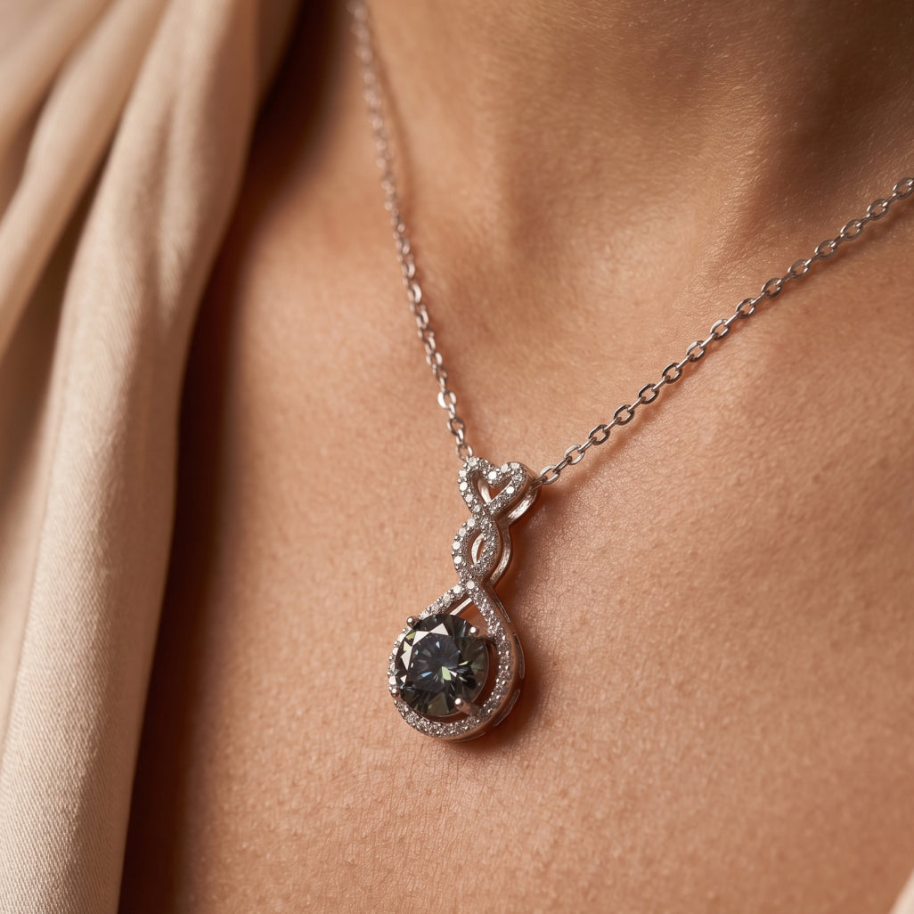 Teal Drop Necklace