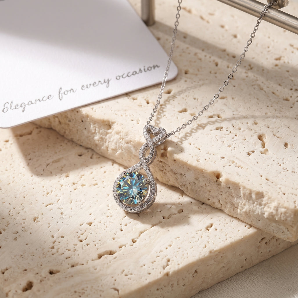 Teal Drop Necklace