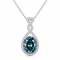 Teal Drop Necklace