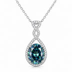 Teal Drop Necklace