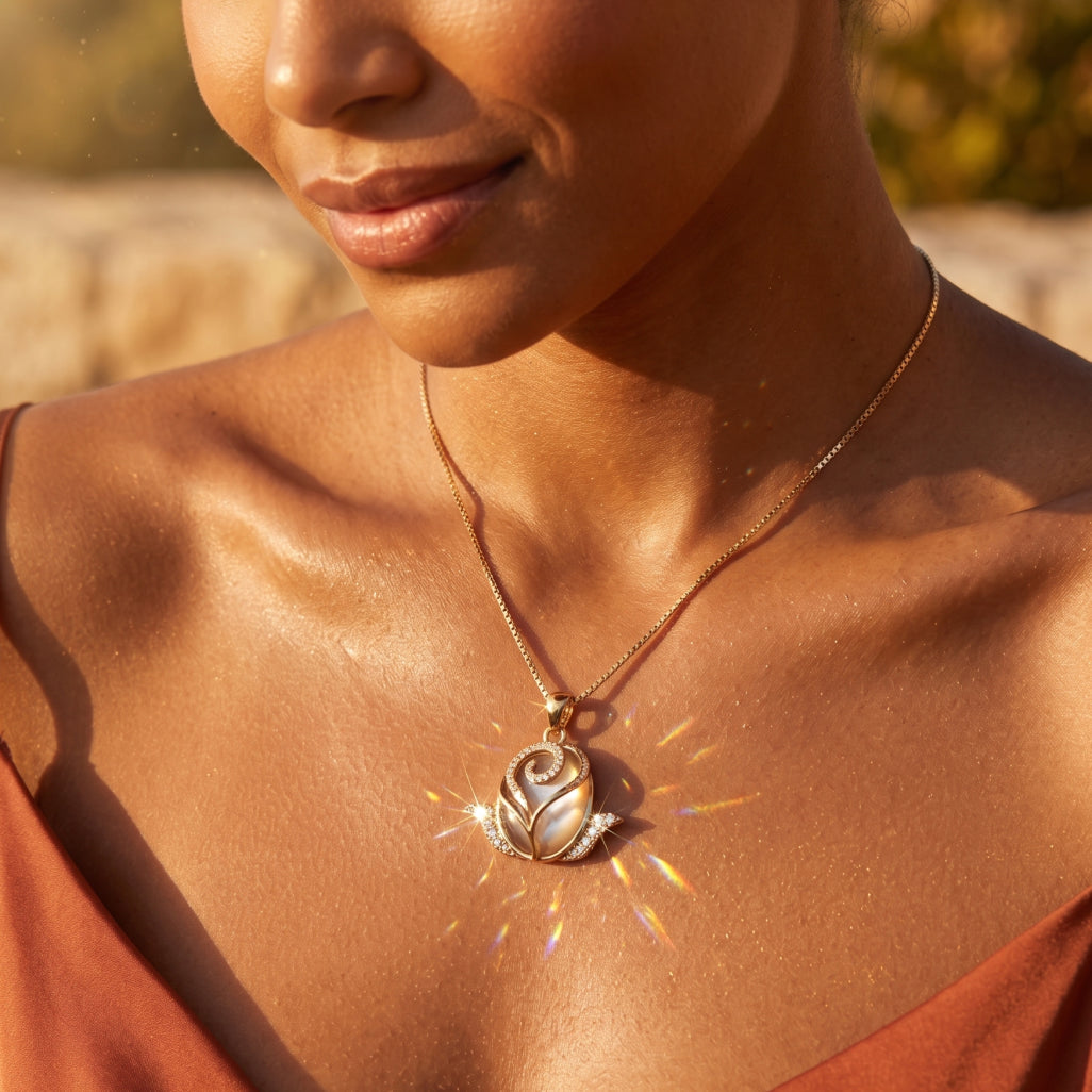 Rainbow V Necklace