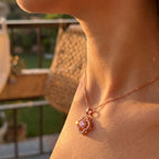 Blue Flower Necklace