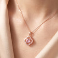 Blue Flower Necklace