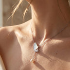 Pearl Fan Necklace