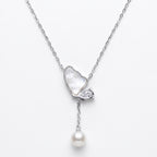 Pearl Fan Necklace