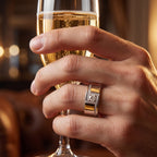 Milgrain Solitaire Band Ring