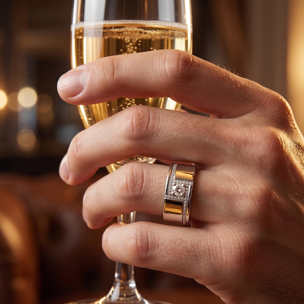 Milgrain Solitaire Band Ring
