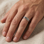 Greek Key Band Ring