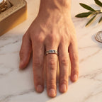 Greek Key Band Ring