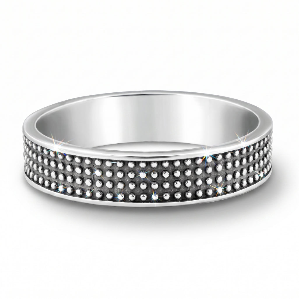 Dot Matrix Band Ring