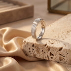Dual Stone Band Ring