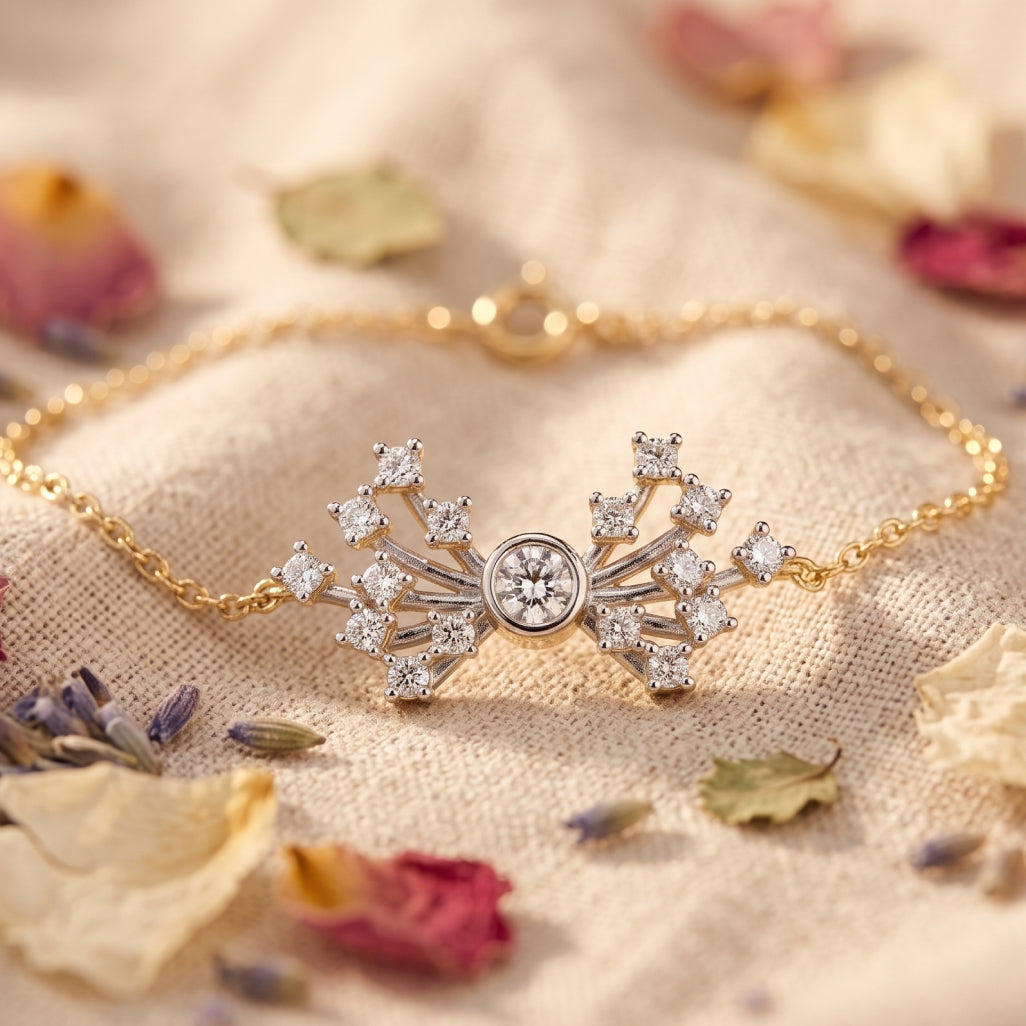 Gold Starburst Bracelet