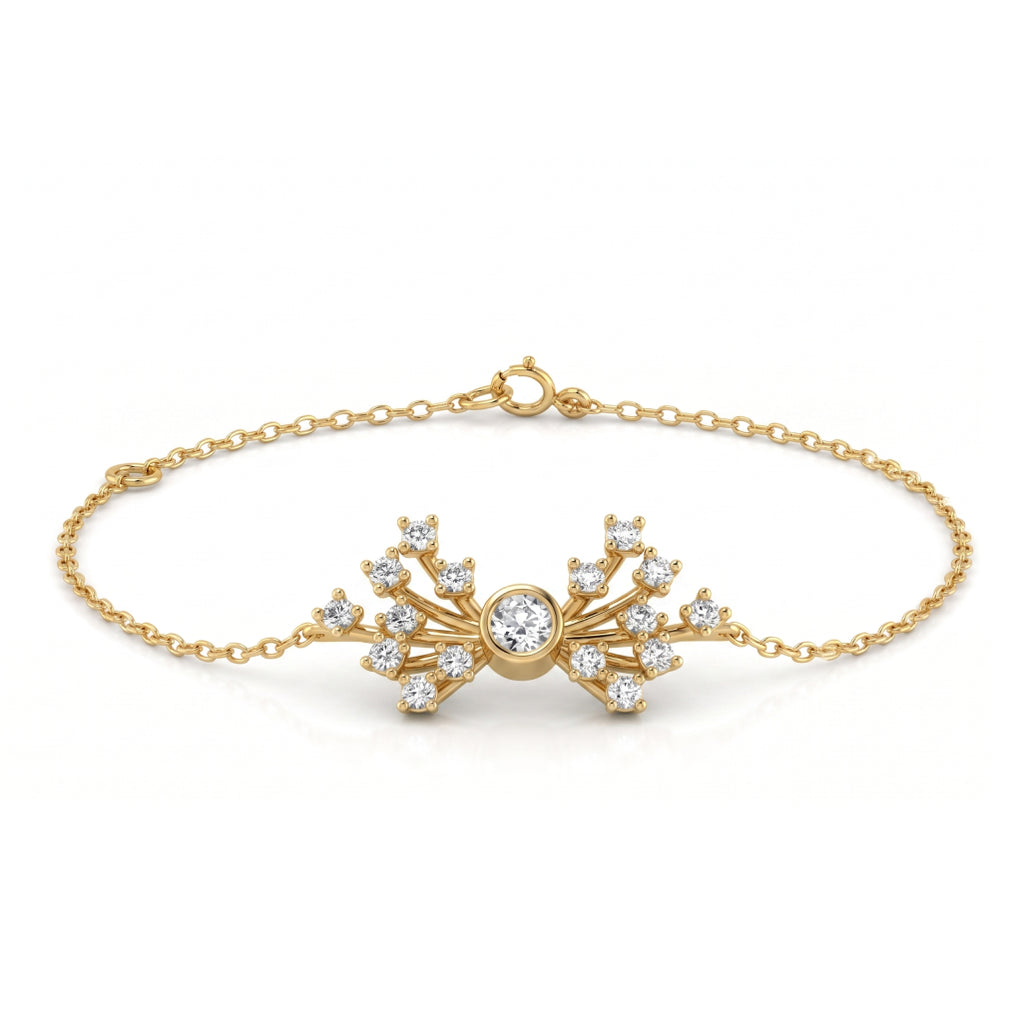 Gold Starburst Bracelet