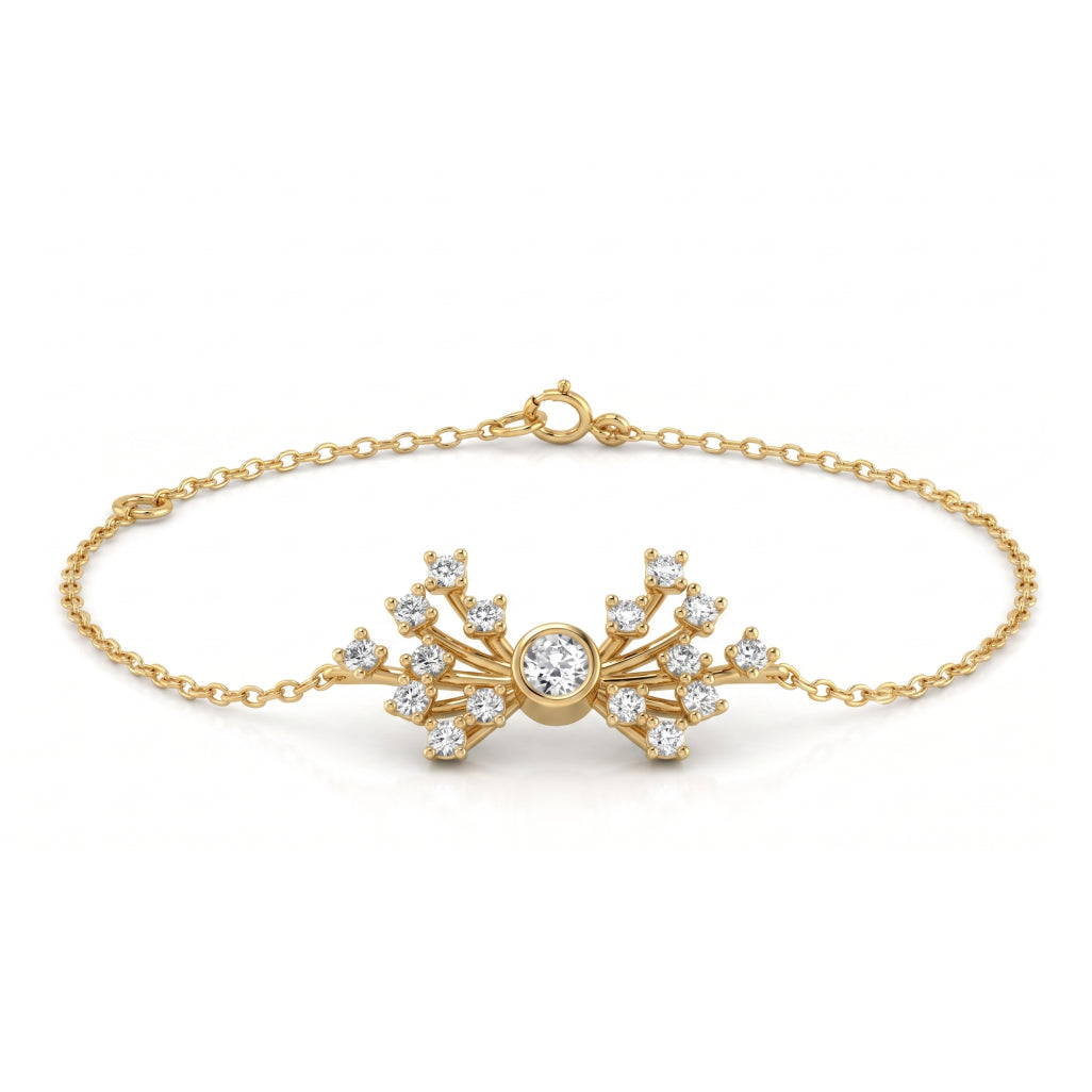 Gold Starburst Bracelet