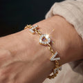 Gold Love Script Bracelet