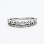 Triple Row Beaded All-Around Band