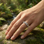 Triple Row Beaded All-Around Band