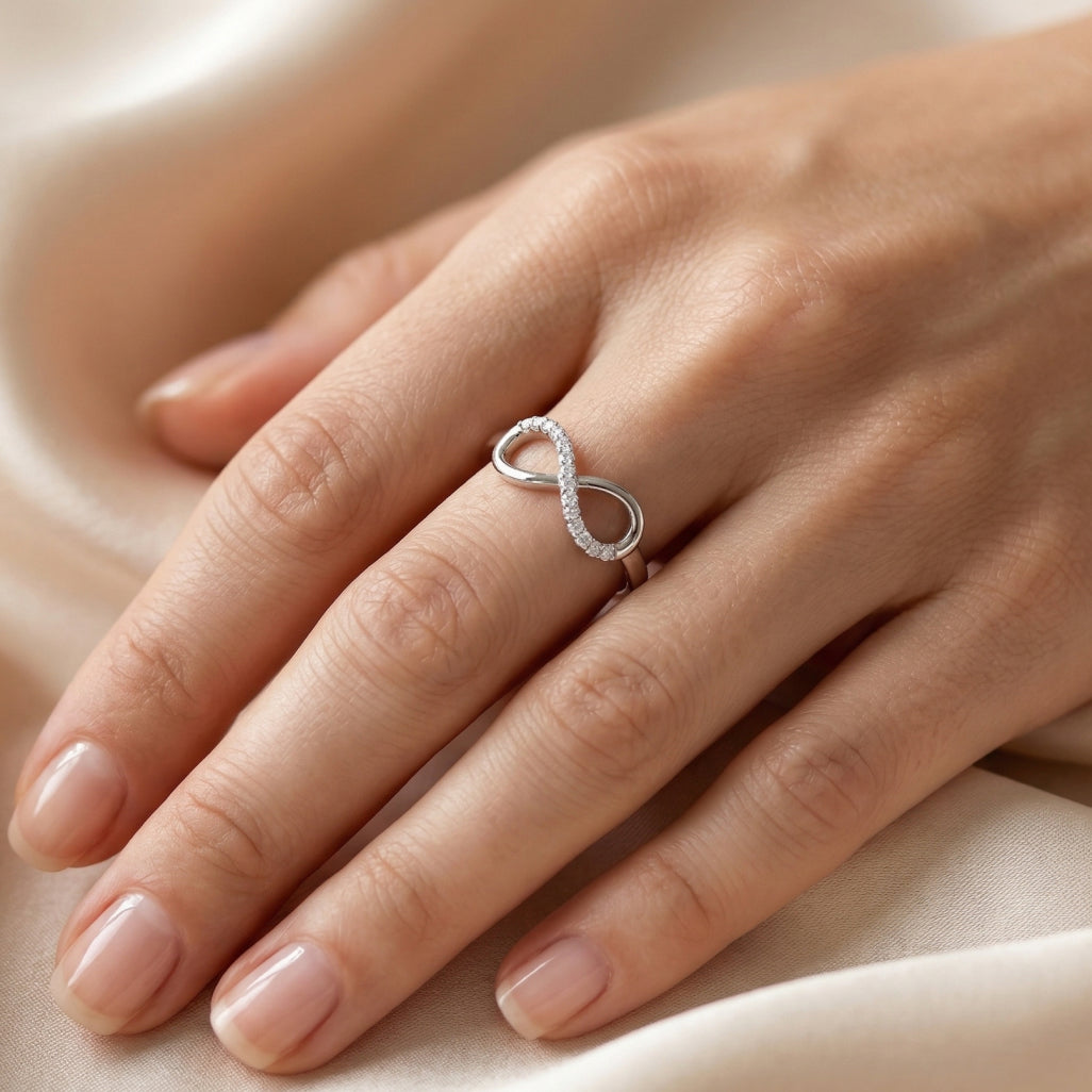 Infinity Stone Band Ring