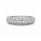 Triple-Row Dome Stone Band