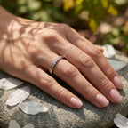 Floral Cluster Side-Stone Ring