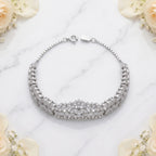 Chevron Leaf Moissanite Jewellery Set