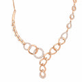 Open Link Circle & Teardrop Moissanite Set