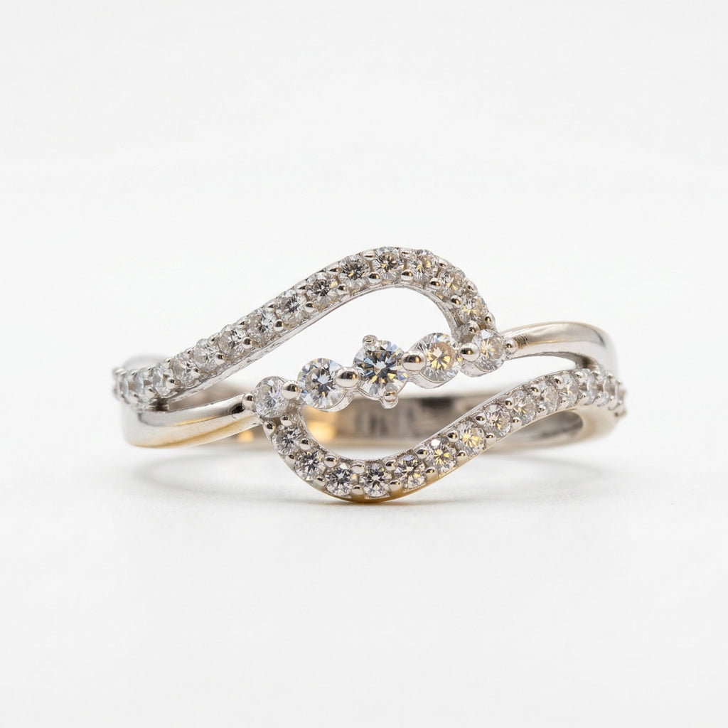 Star Crown Double Band Ring