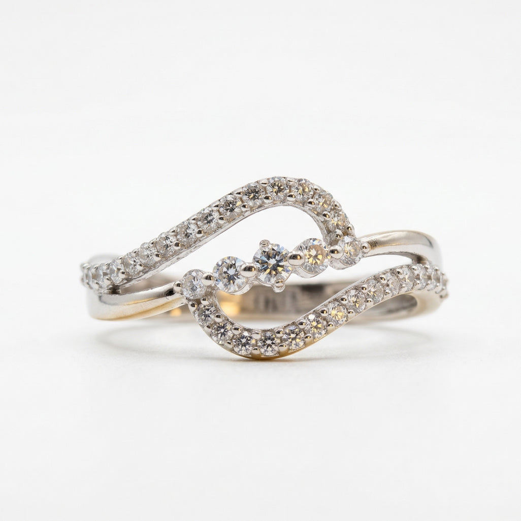 Star Crown Double Band Ring