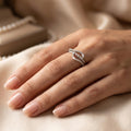 Star Crown Double Band Ring