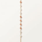 Moonstone Ombre Bead Station Bracelet