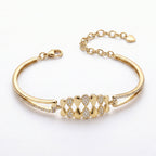 Multi-Infinity Pave Cuff Bracelet