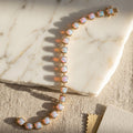 Opal Cushion Bezel Tennis Bracelet