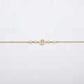 North Star Circle Station Chain Bracelet