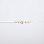 North Star Circle Station Chain Bracelet