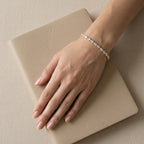 Oval CZ Tennis Bracelet